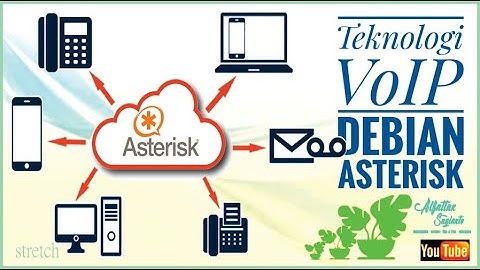 Tutorial Setting dan Konfigurasi Asterisk Debian VoIP Server || Call Laptop to HP, HP to PC