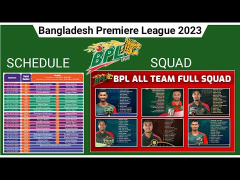 BPL 2023 Schedule: Date, timings, venue, teams, squad all you need to know  about Bangladesh Premier League - Sports News