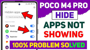 Poco M4 Pro 4G/5G Hide App Not Showing|Poco M4 Pro Hide Apps|Poco M4 Pro App Hide Kaise Kare|