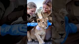 Parasite Covered Lion Cub Rescued!