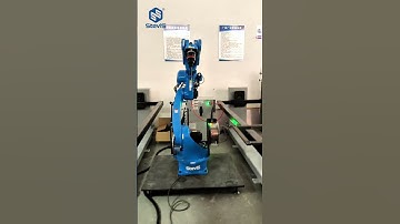 [SteviS Laser] Industrial 6-axis welding robot with 2 sets of positioner, ready to ship to Serbia