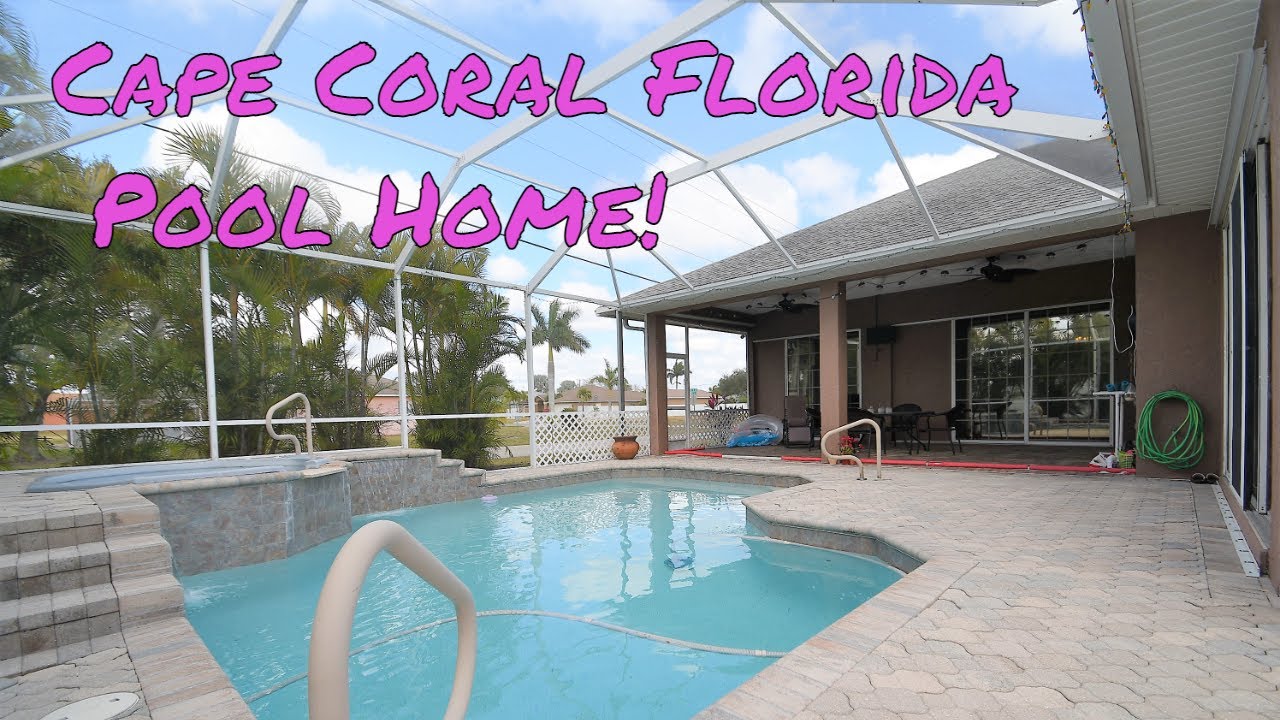 Cape Coral Home For Sale 3 Bedrooms 3 Baths 2 Car Garage Pool