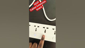 Cablet 6060-18 - 6 Universal Socket, 6 Switch and 1.8m Heavy Duty Cable 6 Socket Extension #shorts