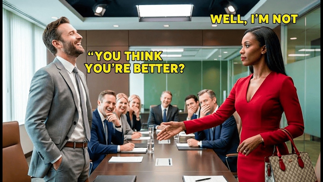 Billionaire Refuses to Shake a Black CEO’s Hand — The Board Laughs Until She Reveals $3 Billion..