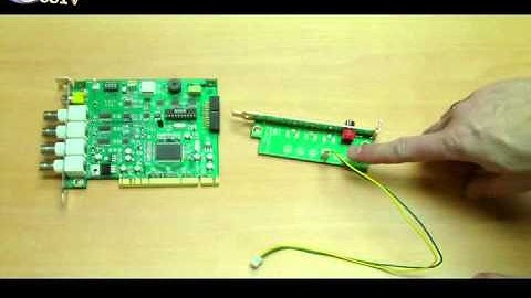 Install Optional Audio Input cards for Alnet PC-Based DVR Cards