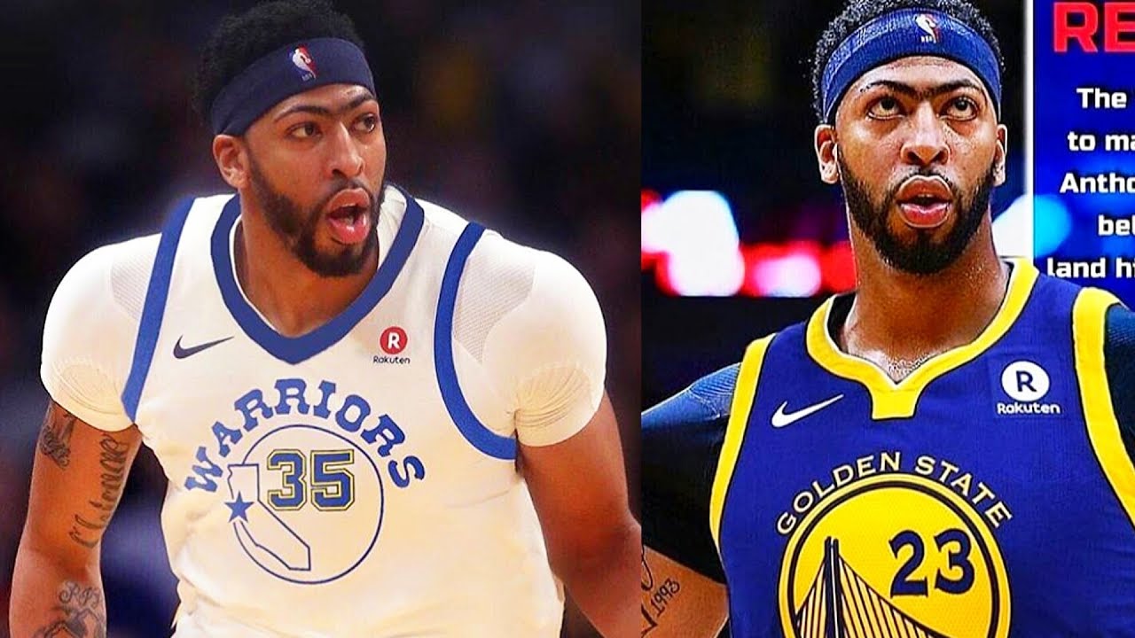 anthony davis warriors jersey