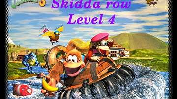 Donkey Kong Country 3 105% - Skidda row - DK Coin Bonus - Full Game