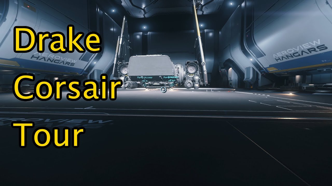 Drake Corsair Interior Tour | Star Citizen - YouTube