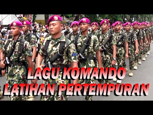 GERAK JALAN TNI - Lagu Komando Latihan Pertempuran class=