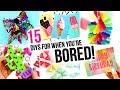 15 Easy DIYs To Do When You’re BORED - DIY Compilation Video | @karenkavett