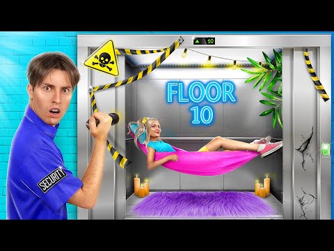 أحنا بنينا غرفة سرية فى الأسانسير تحدى اليسار واليمين