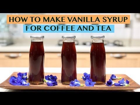 EASY VANILLA SYRUP RECIPE: SAVE ON YOUR VANILLA SYRUP FOR COFFEE AND TEA DRINKS BY UP TO 60%!