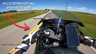 Kawasaki Zx6r Top speed run!