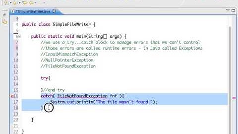 Saving a Simple File in Java