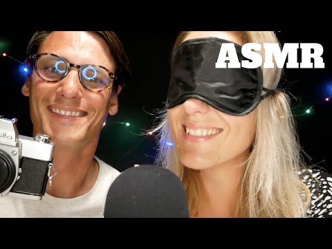 ASMR FR ❤️ ASMR en couple ! Papa Écureuil me fait deviner des triggers