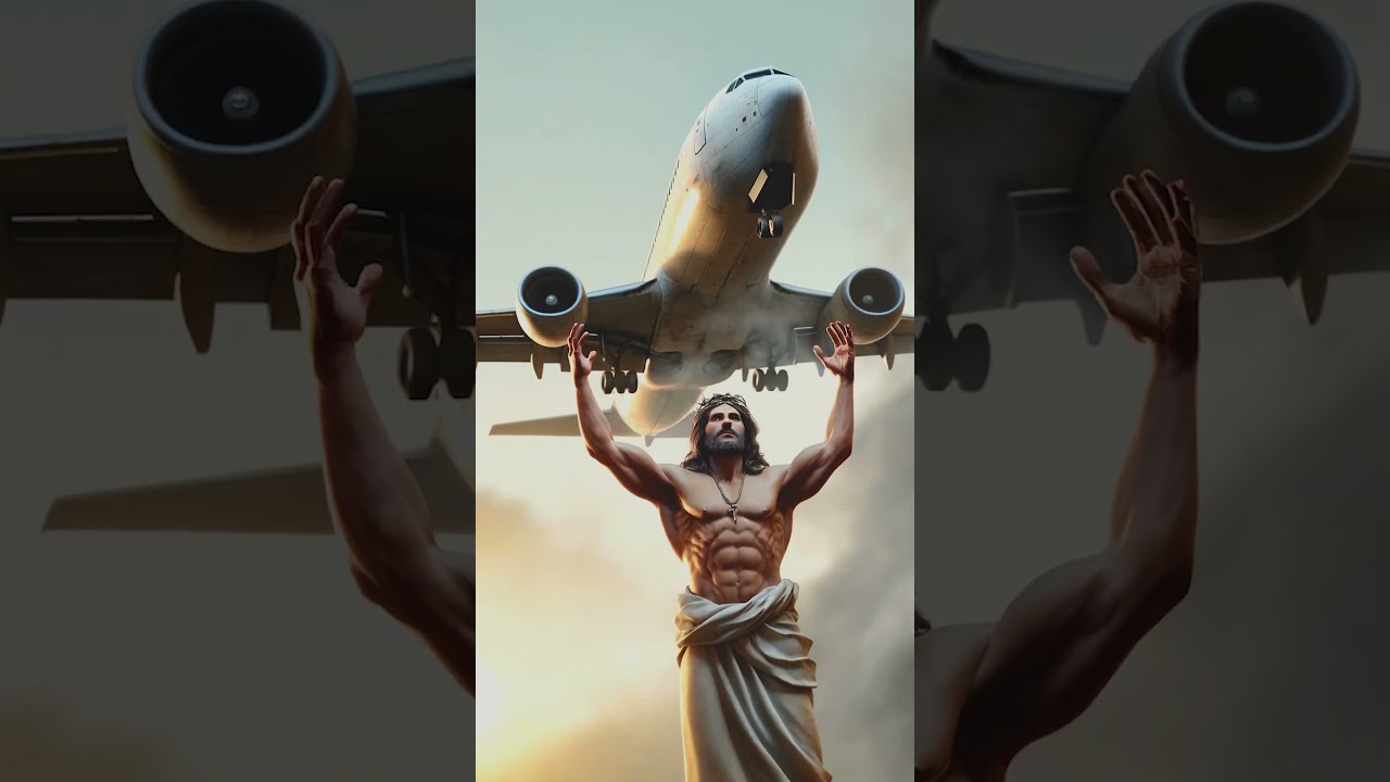 Jesus saves the plane