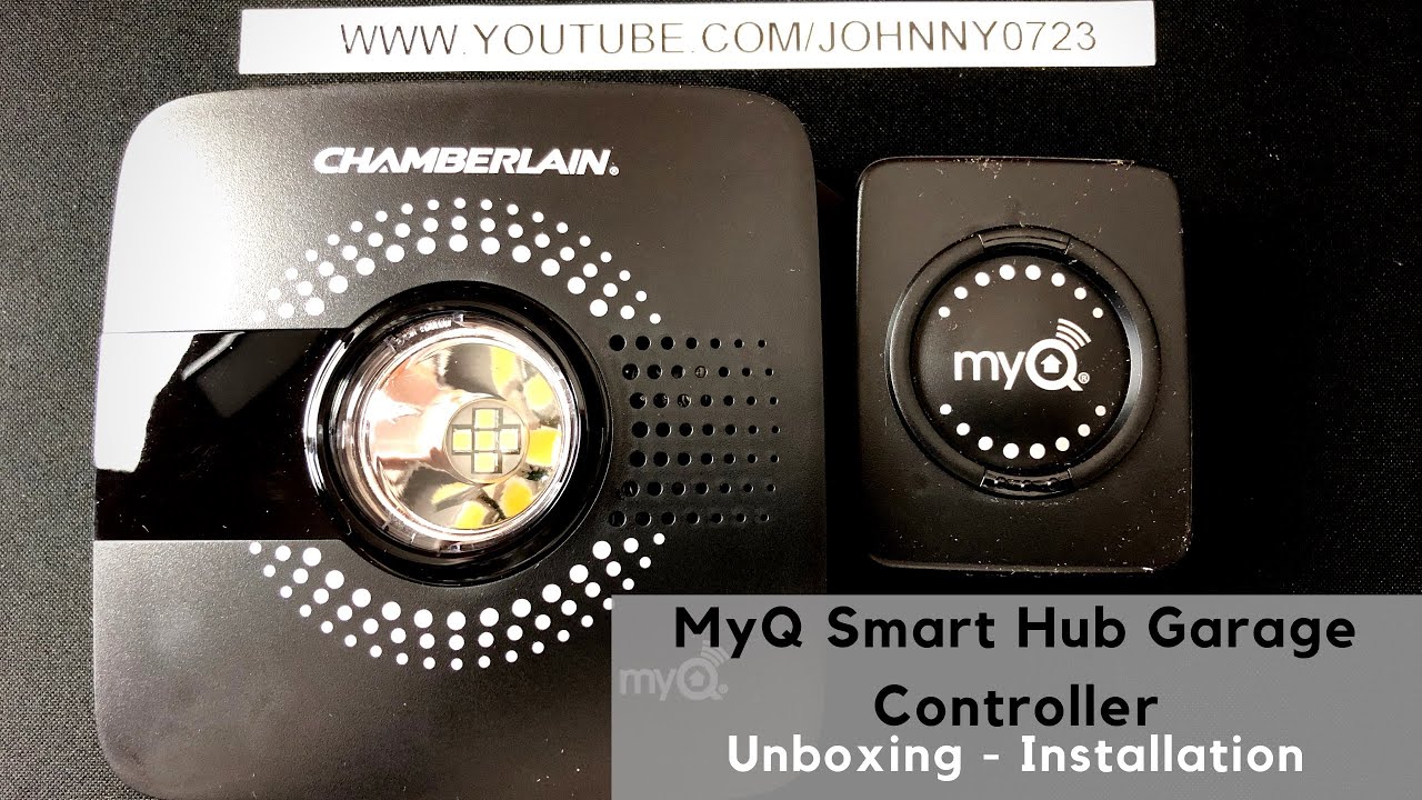 MyQ Smart Garage Door Controller Unboxing and Installation, Step by