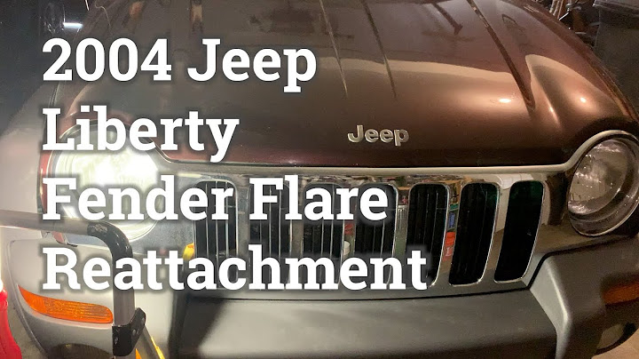 2006 jeep liberty fender flares replacement