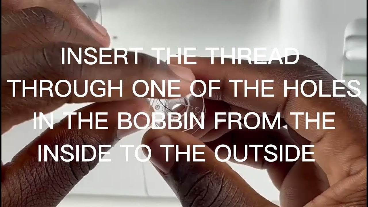 HOW TO WIND THE BOBBIN ON EMPISAL EXPRESSION 889 YouTube