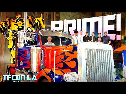 Hunting for TRANSFORMERS & MEETING OPTIMUS PRIME!!!🔥 ft. @primusthecreator217