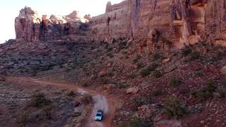 Falken Wildpeak Trail AT demo on a Subaru Crosstrek. Moab, Utah Gemini Bridges