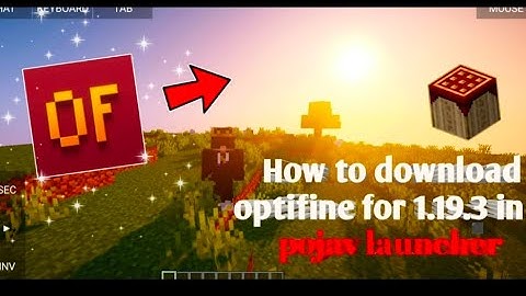 How to install optifine for 1.19.3 in pojav launcher #minecraft #pojavlauncher @spideygaming11