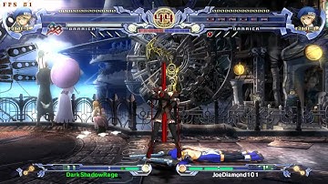 BlazBlue Calamity Trigger - PC - Multiplayer DSR(PC) vs JoeDiamond01(360) Noel vs Noel Round 2 of 4