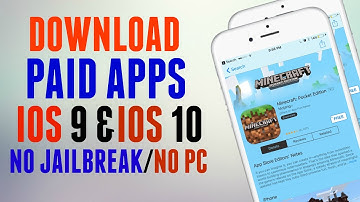 NEW! PAID APPS FREE ON IOS 9/10! NO JAILBREAK/NO PC