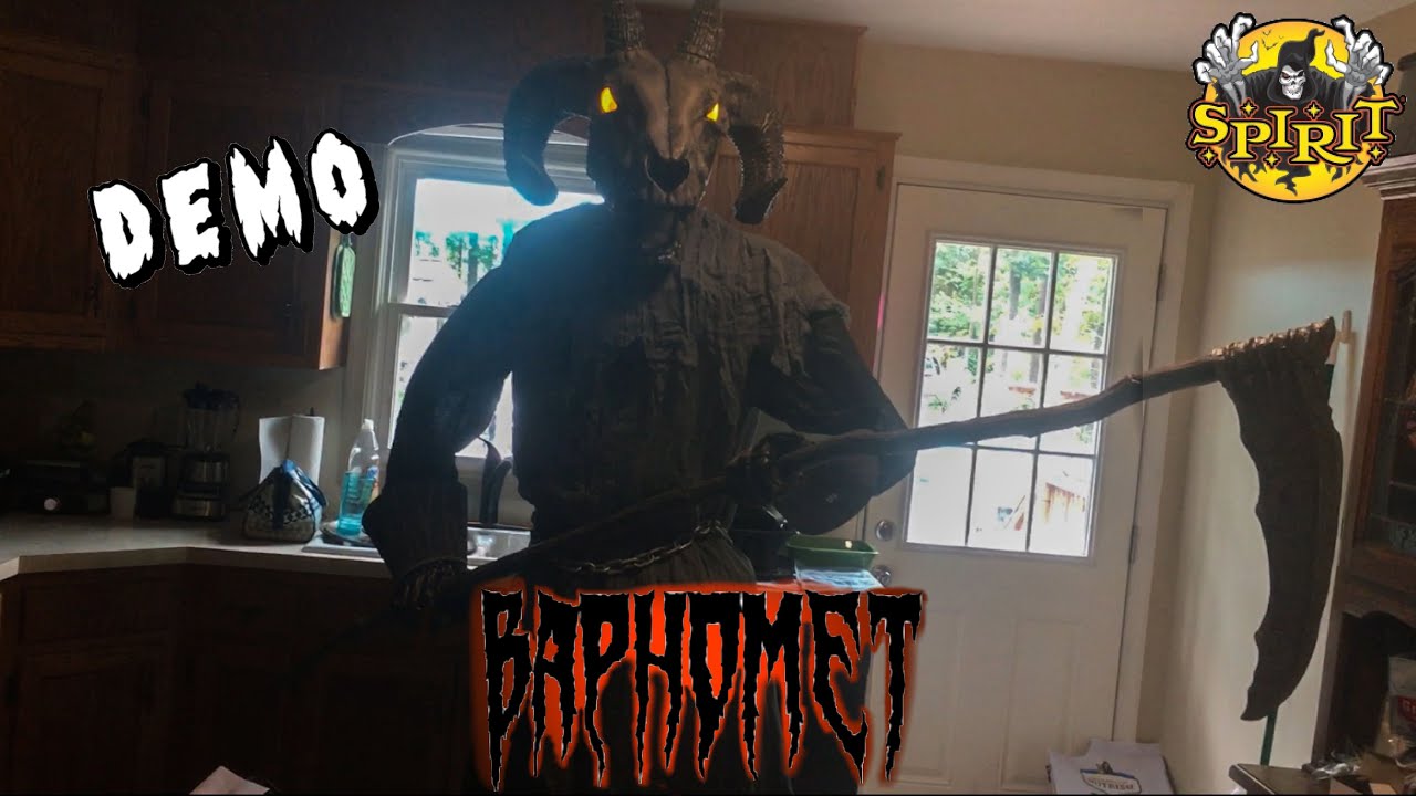 Spirit Halloween 2021 Baphomet Animatronic | DEMO