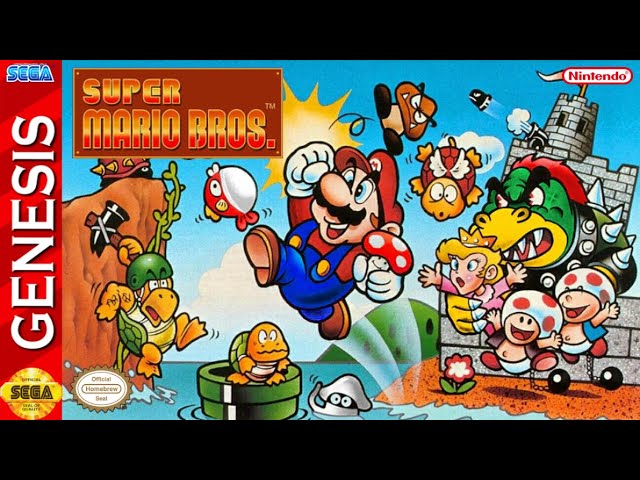 YouTube - Mario Genesis - Sega Mairtrus Bros. Port by Super