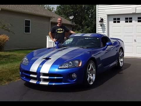 2006 Dodge Viper SRT 10 Coupe in Blue with Engine Start Up & Ride on My Car Story with Lou Costabile