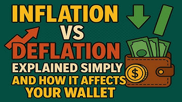 Inflation vs Deflation Explained Simply And How It Affects Your Wallet #inflation #deflation