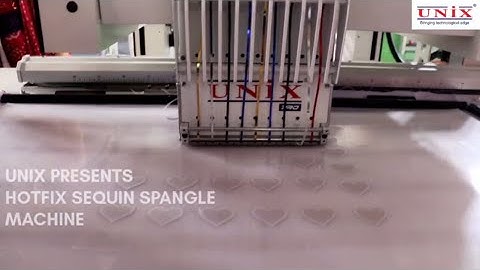 Single Head Hotfix Sequin Spangle Machine