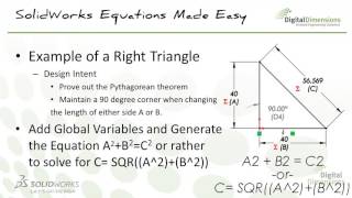 Video Archive: SOLIDWORKS Equations Made Easy
