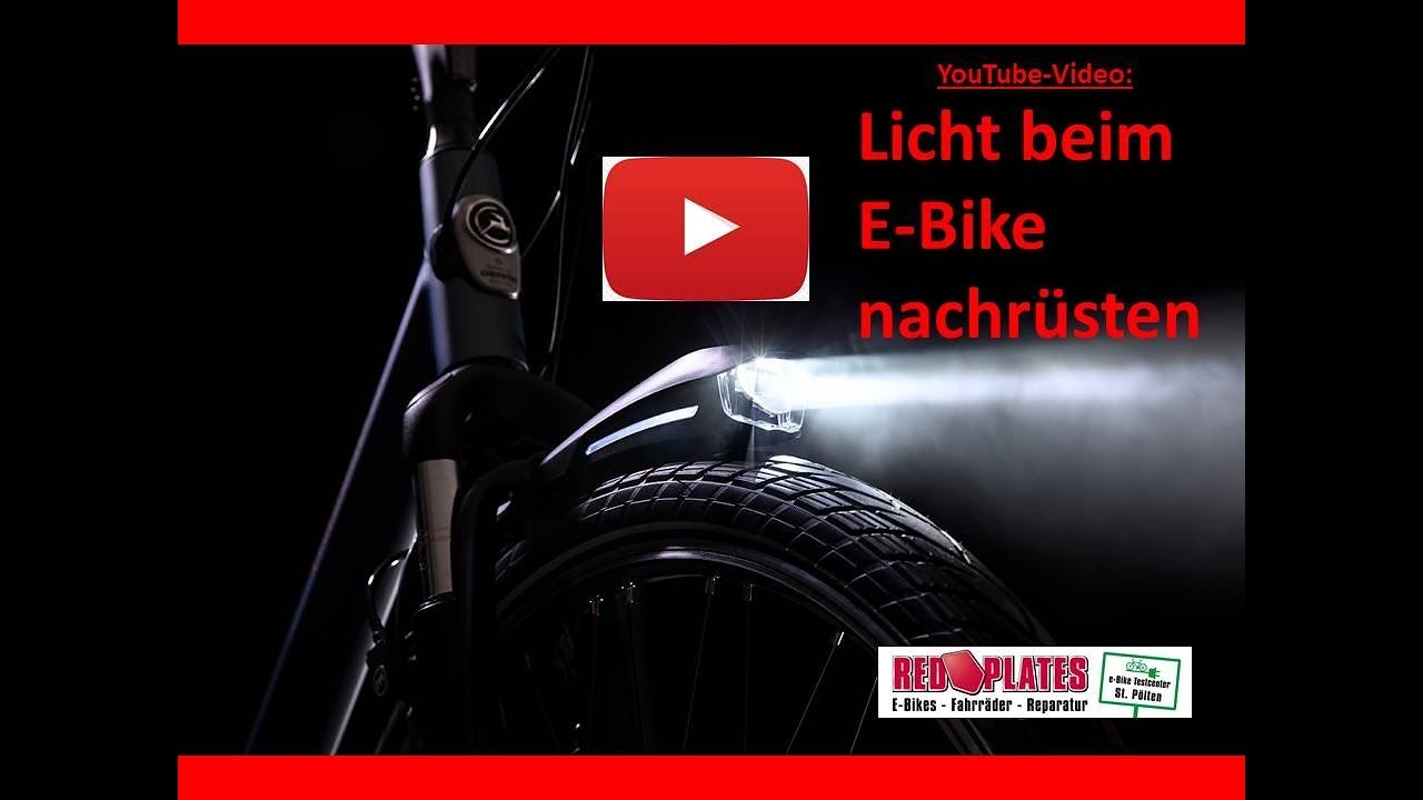 Licht nachrüsten beim E-Bike - YouTube