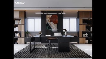 Modern Office Interior | Executive Office with Lounge Design #officeinterior #ytvideo #corporate