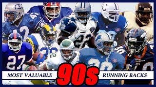 3) The Top 10 Project | The Top 10 Most Valuable Running Backs of the 1990s | The Football Guy USA
