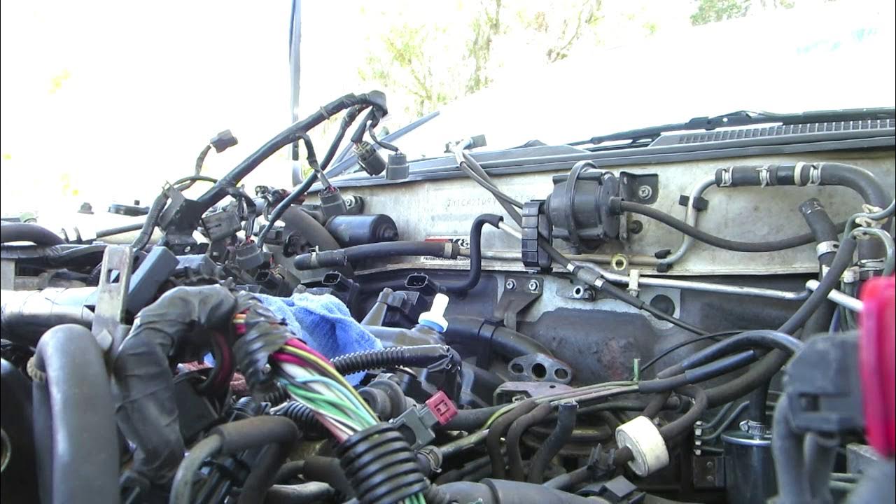 Code 0325 1997 4th Gen Nissan Maxima knock sensor replacement - YouTube