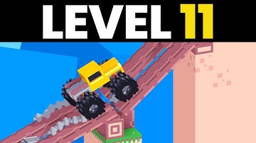 Fancade Drive Mad - Level 11 (Draw Bridge) Gameplay Walkthrough