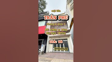 bán nhà mặt tiền Trần Phú, P8, Quận 5, kế bên chợ An Đông và gần An Dương Vương và Nguyễn Trãi