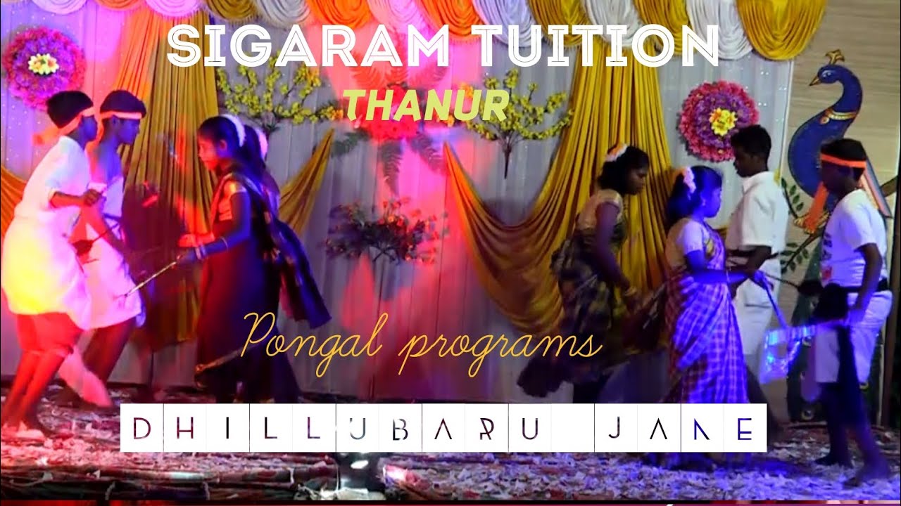 Dhillubaru jane-💃Dance Vikram Vasath Thamizh Bharath-Santhiya Deeba Divya Baby -pongal event-Thanur