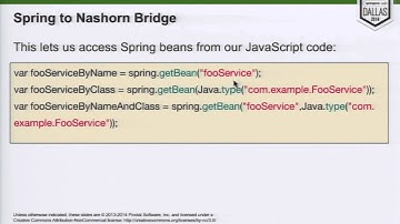 Server-side JavaScript with Nashorn and Spring