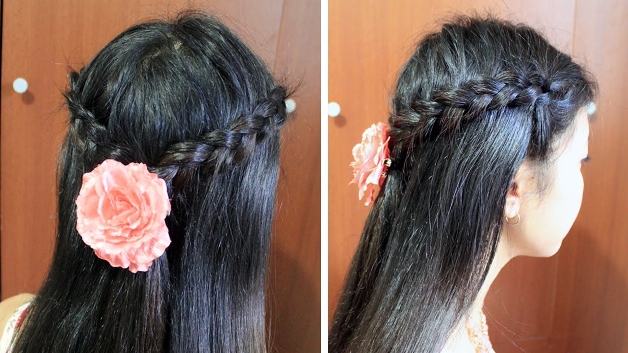 Spring Dutch Braid Hairstyle for Short Medium Long Hair 