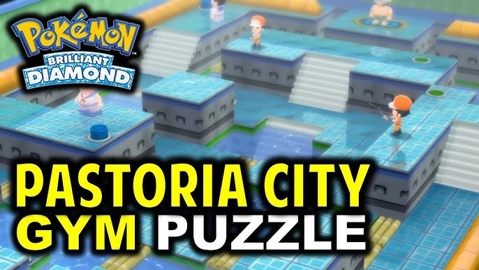 Pokémon Diamond (Detonado - Parte 19) - O PUZZLE do GINÁSIO de SNOWPOINT 