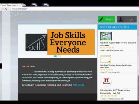 Introduction to Job Skill Sharing Courses