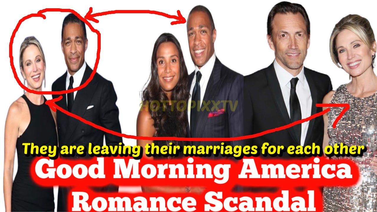 Amy Robach and TJ Holmes Good Morning America Anchors Romance Scandal