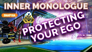 Protecting Your Ego | Inner Monologue | Rocket League Gold 3 2v2