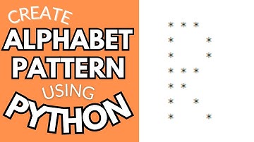 Drawing Alphabet Letter R using Python | Python Pattern Program | Printing Pattern | Python Tutorial