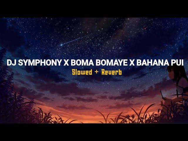 DJ SYMPHONY X BOMA BOMAYE X BAHANA PUI | Slowed+Reverb🎶🎧 class=