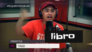 TIAGO Y UN FREESTYLE ENFERMIZO CON PALABRAS - El Quinto Escalon Radio (13/12/17)